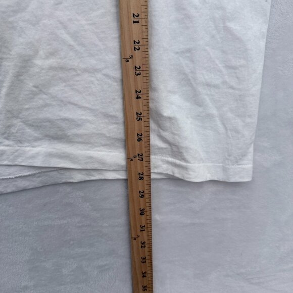 Vintage Cat T Shirt Men XL White Virginia Miller Art Jamaica Single Stitched 90s - Picture 5 of 8